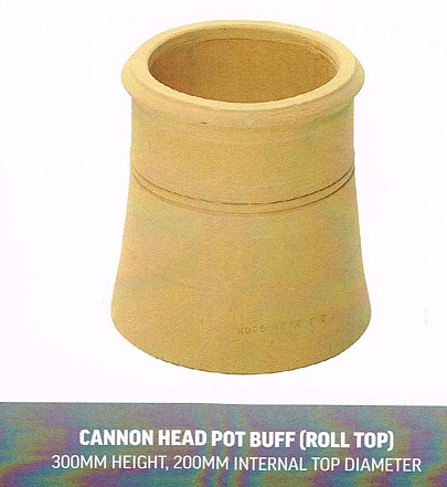 CHIMNEY POTS&nbsp;CANNON BUFF HEAD POT